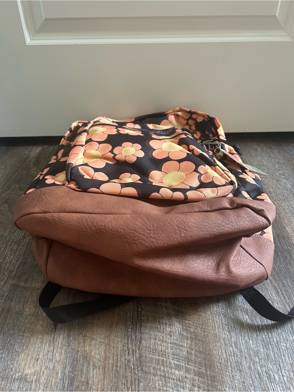 JanSport Cool Student 17.5" Backpack - Flower Frenzy- NWT - Picture 5 of 5